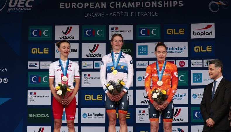 Demi Vollering ganha o Europeu pela primeira vez na sua carreira