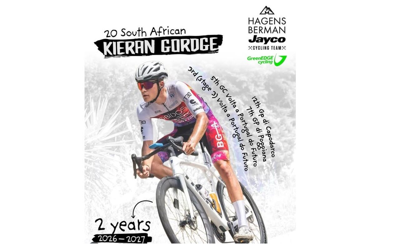 Kieran Gordge: do pelotão nacional para a Hagens Berman Jayco