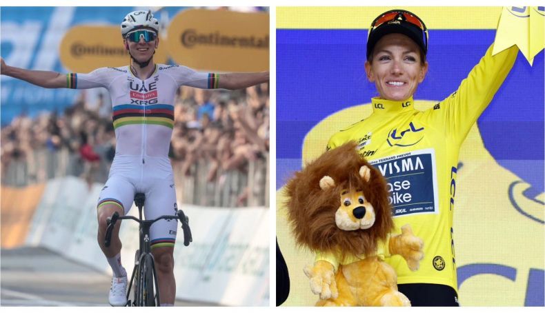 Os vencedores do Vélo d´Or são... Pogacar e Ferrand Prévot