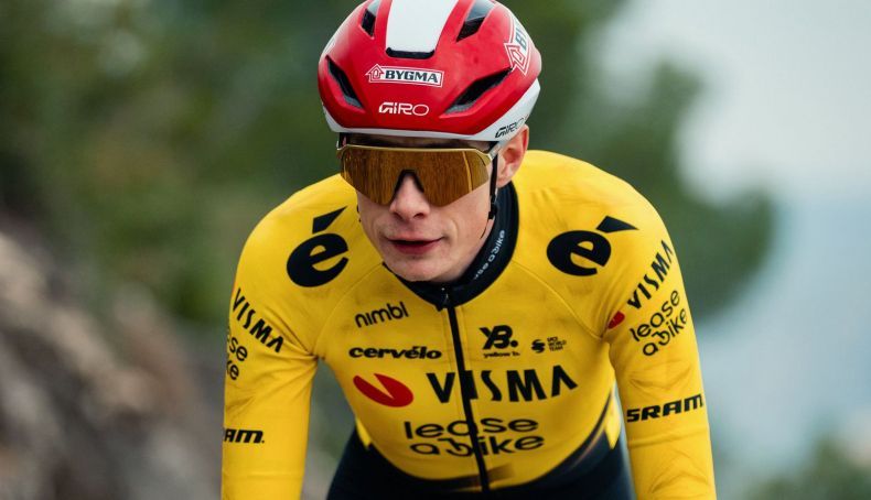 Vingegaard sofreu queda enquanto treinava em Málaga