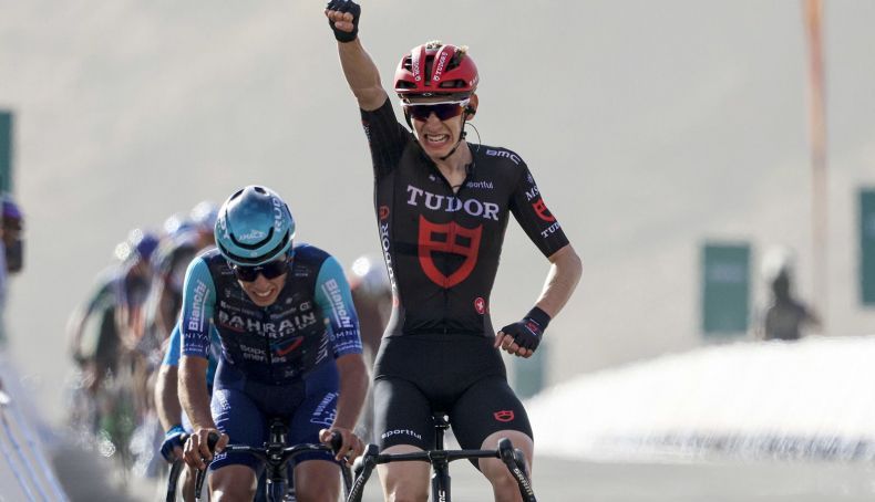 Afonso Eulálio foi segundo classificado na terceira etapa do AlUla Tour