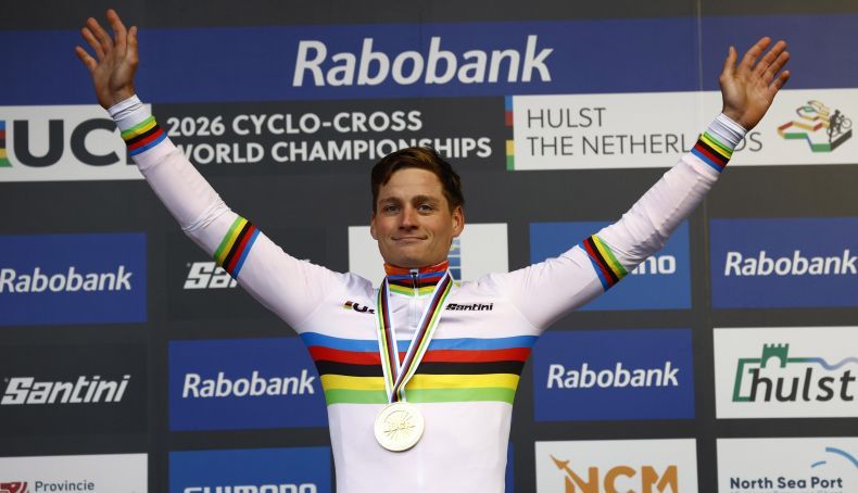 Mathieu van der Poel ganha pela oitava vez os Mundiais de ciclocrosse