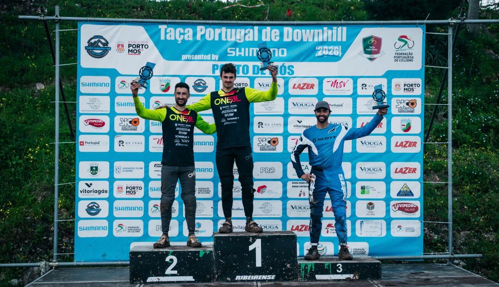 Pódio Elites masculinos