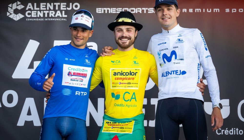 Pódio da 2.ª Etapa