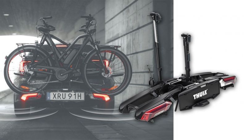 Epos ParkSecure: o suporte para bicicletas da Thule com sensores que ajudam a estacionar