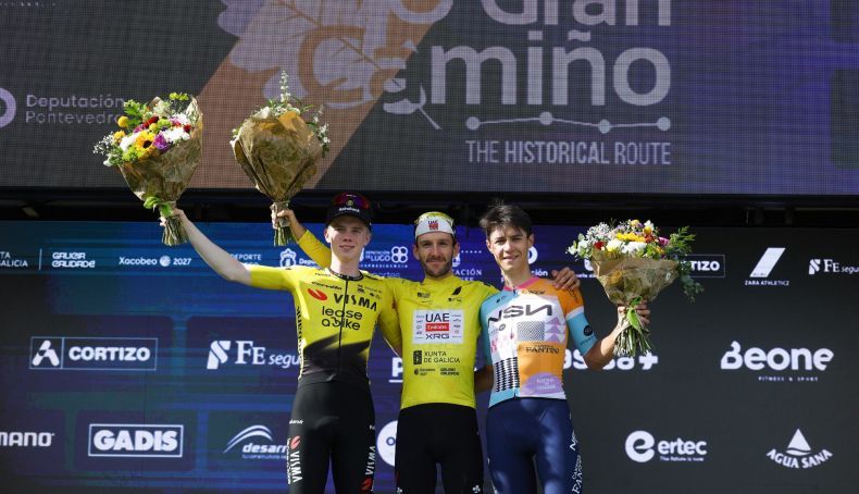 Pinarello foi o mais forte em Monte Trega e Adam Yates confirmou favoritismo no Gran Camiño