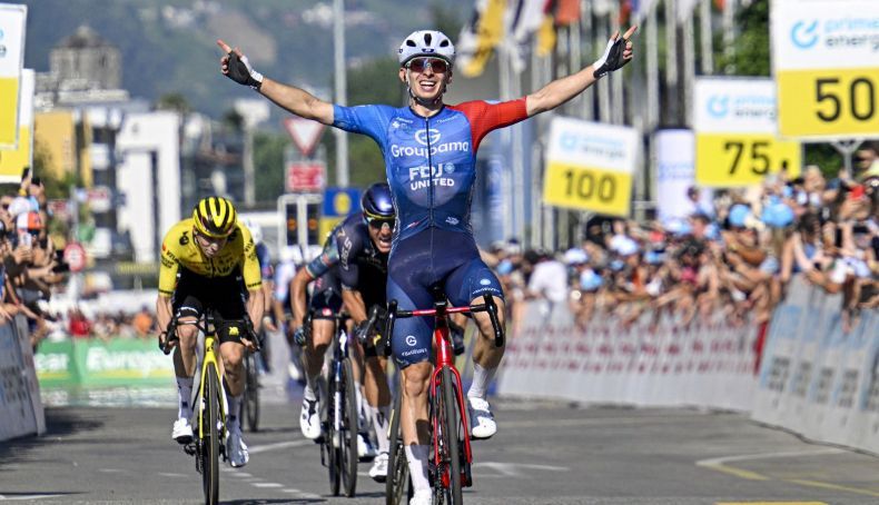 Romáin Grégoire vence segunda etapa da Volta à Suíça e Pogacar aumenta a vantagem