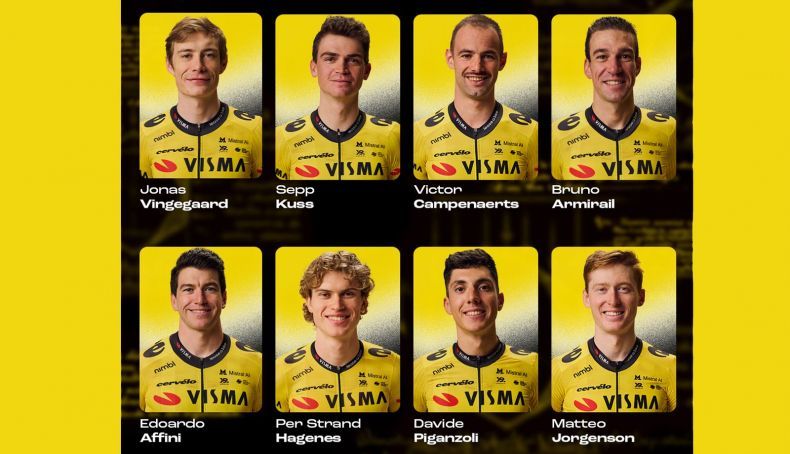 Visma Lease a Bike anuncia o plantel com que pretende conquistar novamente a Volta a França Visma Lease a Bike anuncia o plantel com que pretende conquistar novamente a Volta a França
