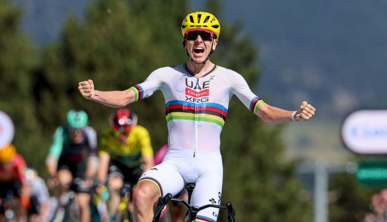 Pogacar vence em Les Angles e já é o novo líder do Tour 2026