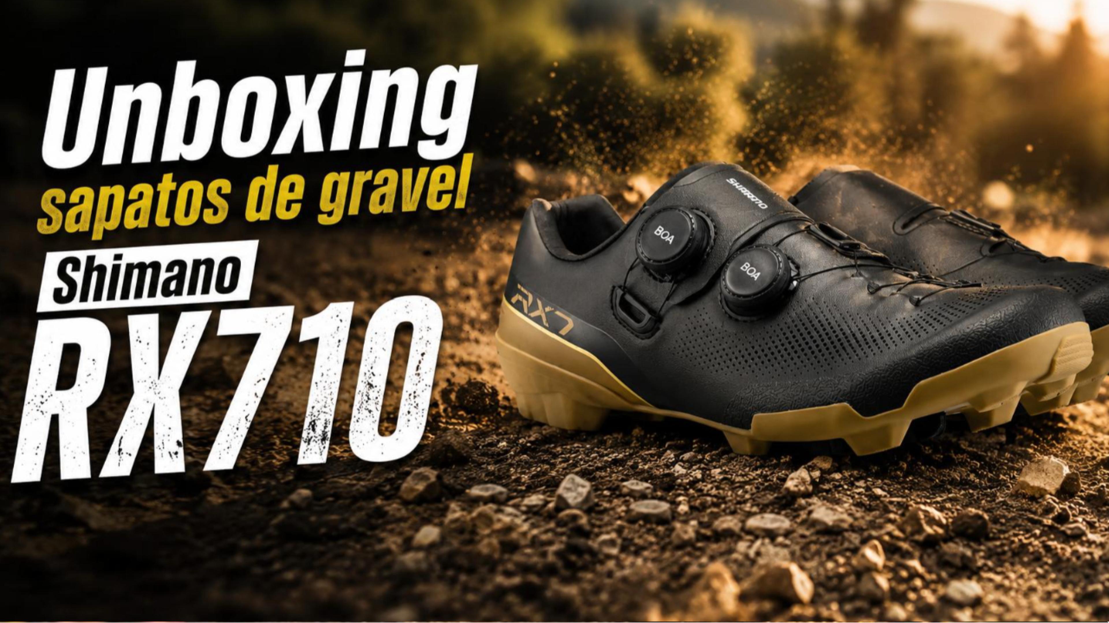 Unboxing sapatos de gravel Shimano RX710