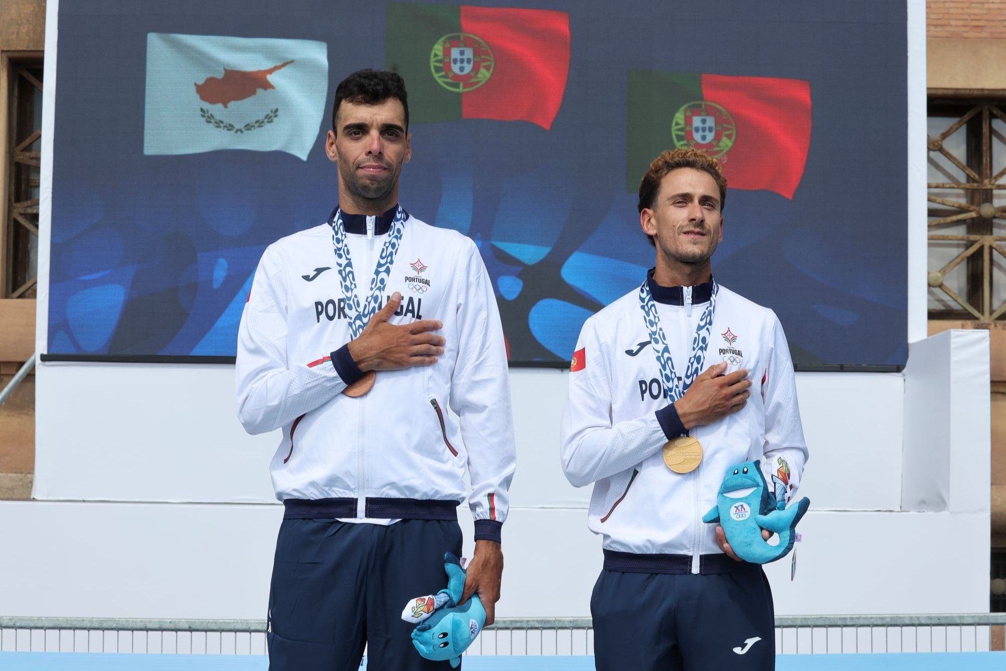 Portugal garante medalha de ouro e bronze no contrarrelógio dos Jogos do Mediterrâneo 2026 Portugal garante medalha de ouro e bronze no contrarrelógio dos Jogos do Mediterrâneo 2026