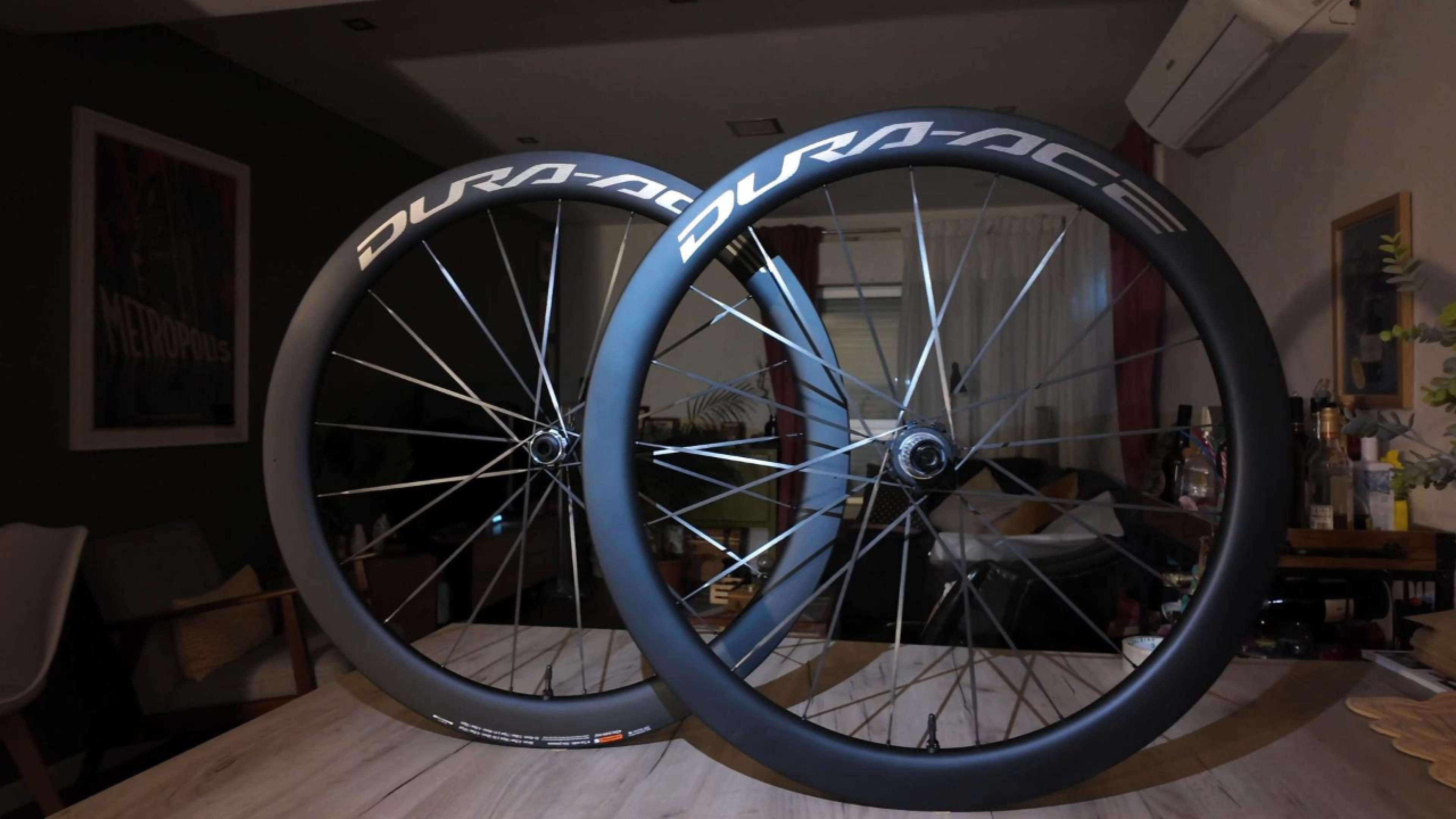 Unboxing rodas Shimano Dura Ace C50