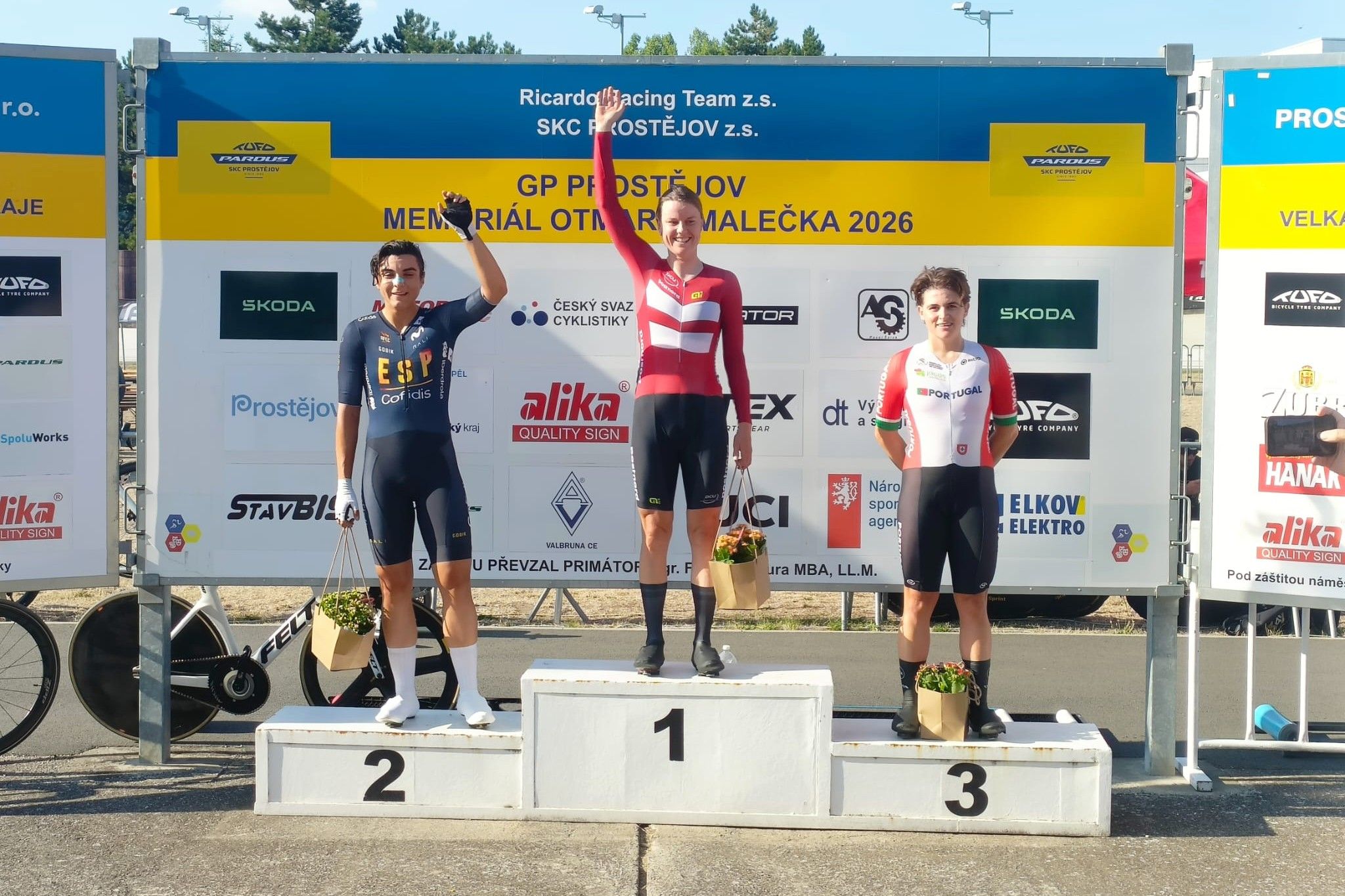 Maria Martins terceira classificada no GP TUFO na Chéquia