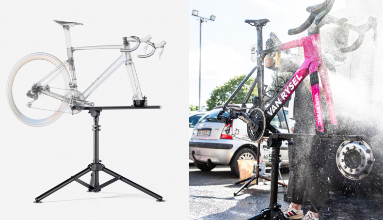 Decathlon já tem à venda um suporte de manutenção de bicicletas de nível profissional