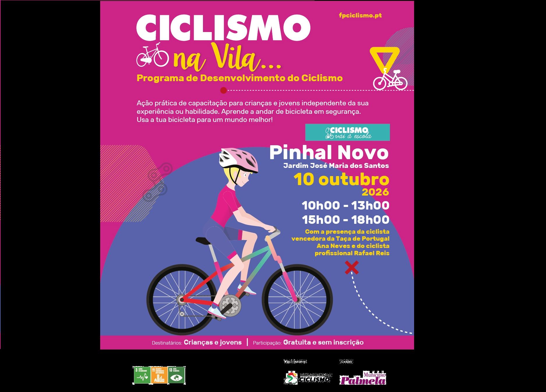 Pinhal Novo recebe iniciativa que vai ensinar os mais novos a pedalar em segurança