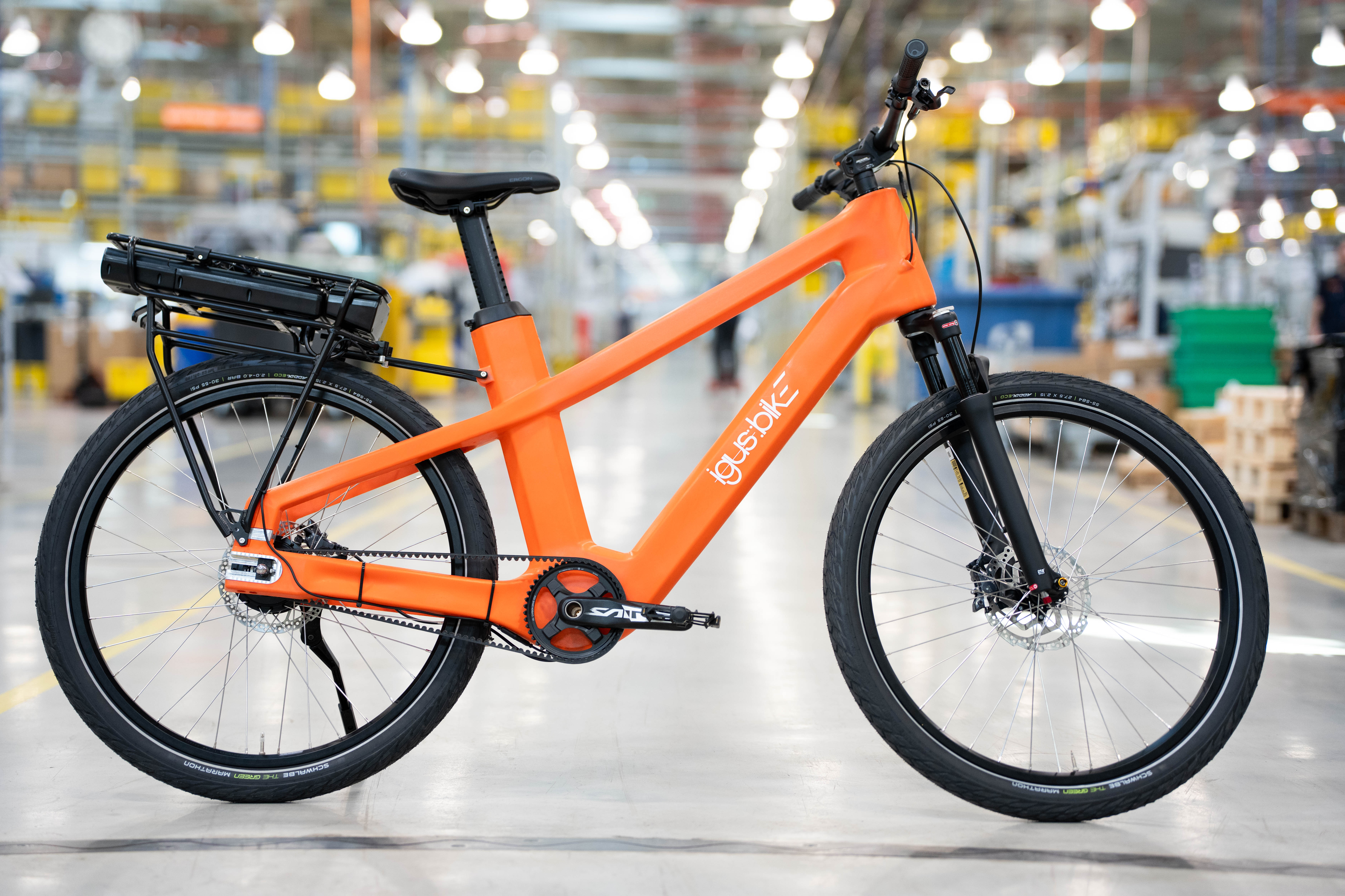 Igus apresentou uma ebike fabricada com redes de pesca recicladas Igus apresentou uma ebike fabricada com redes de pesca recicladas