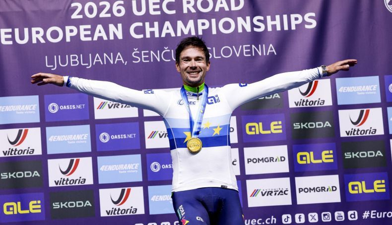 Roglic sagra se campeão da Europa de contrarrelógio