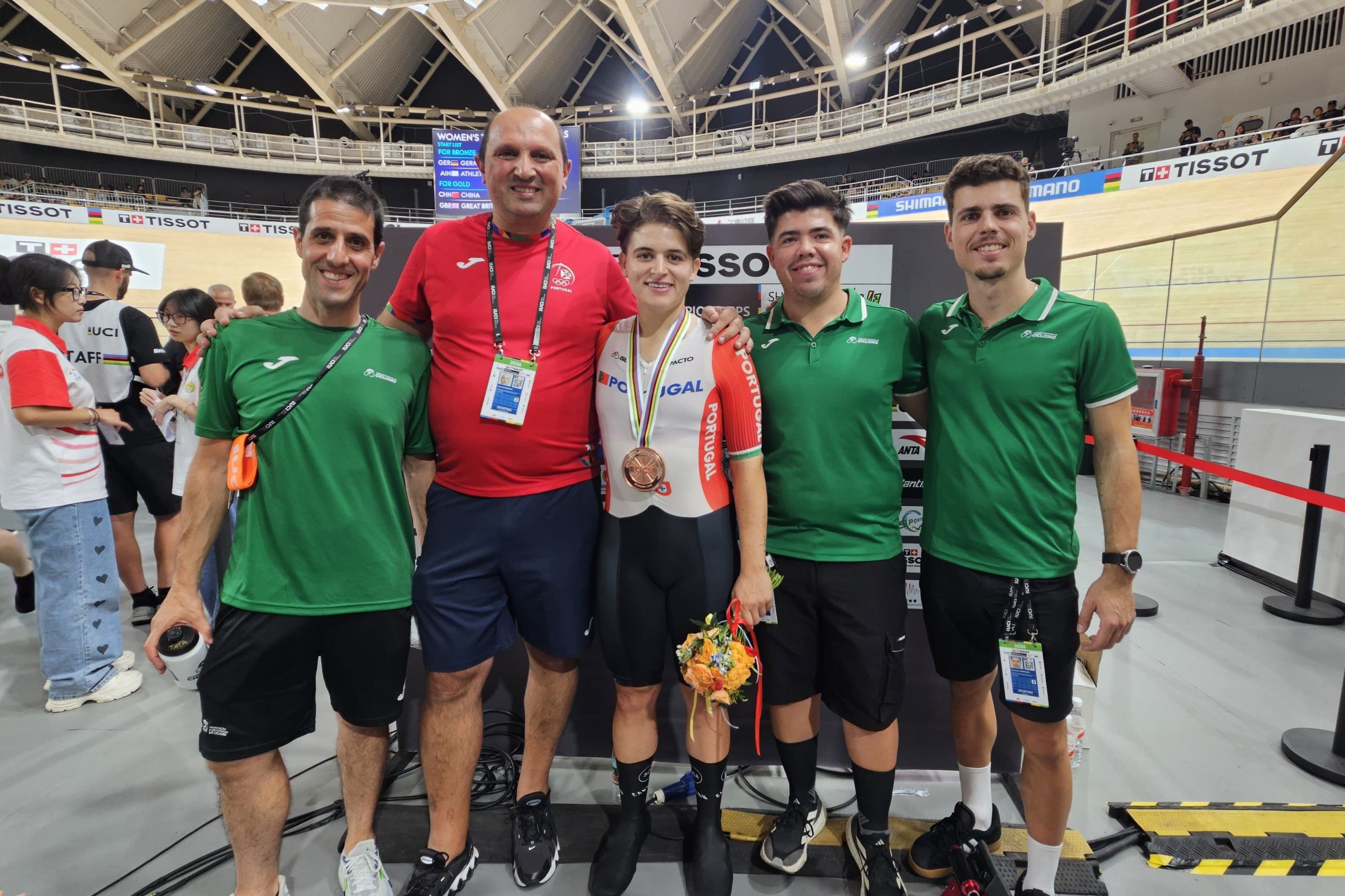 Maria Martins conquista medalha de bronze no Mundial de Pista Maria Martins conquista medalha de bronze no Mundial de Pista