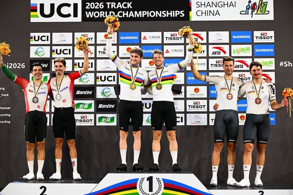 Iúri Leitão e Ivo Oliveira sagram se vice campeões do Mundo de Madison
