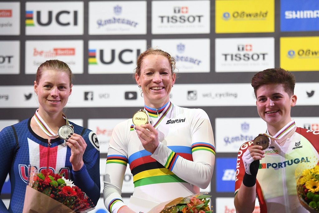 Medalha de bronze para Maria Martins no mundial de scratch