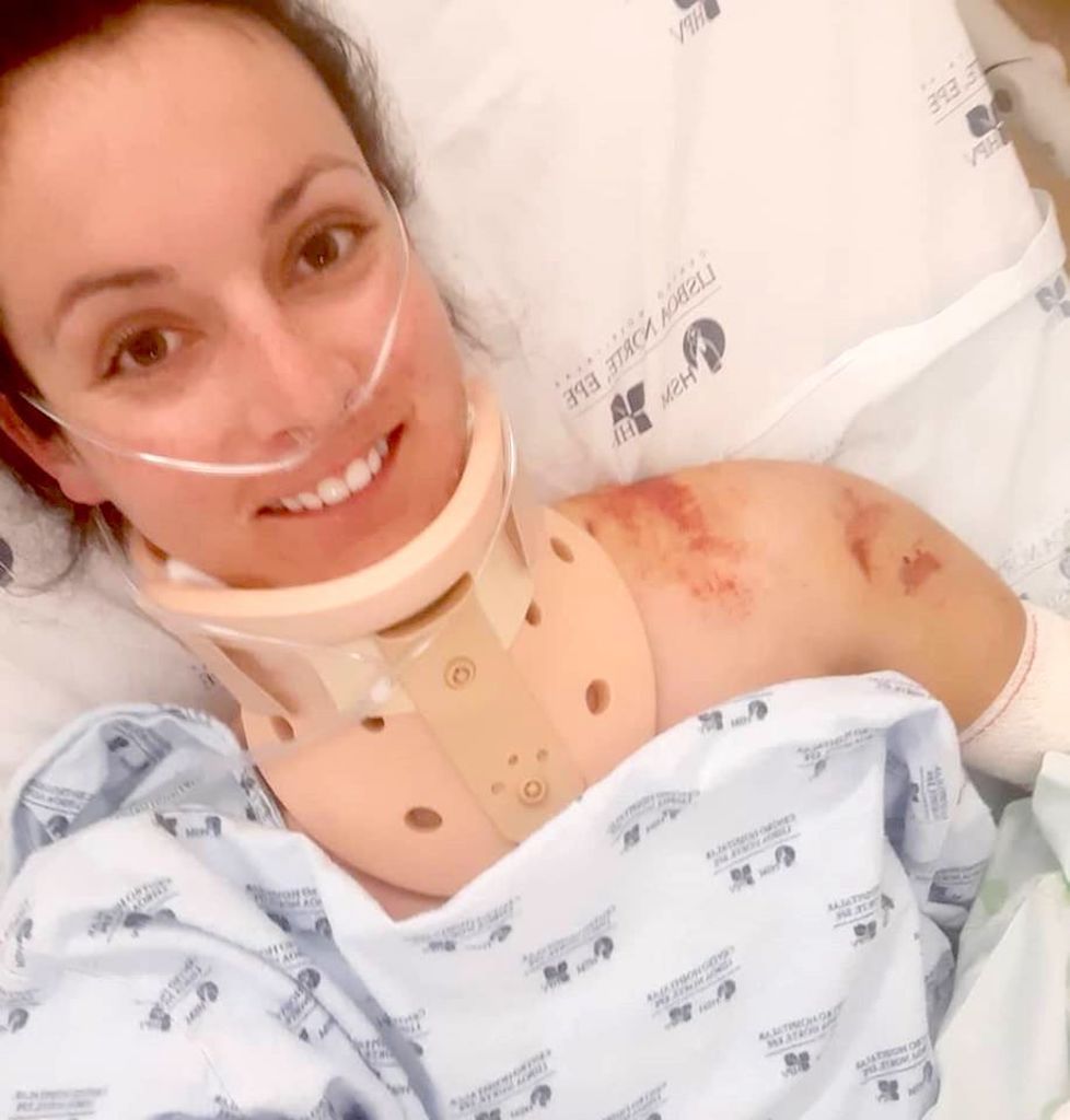 Daniela Reis hospitalizada após acidente