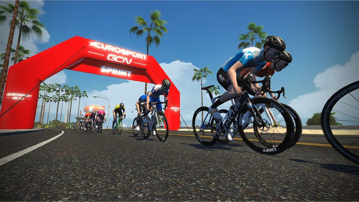 Ciclismo (virtual), em direto, de regresso ao Eurosport