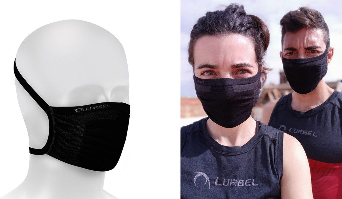 Lurbel criou uma máscara para desporto