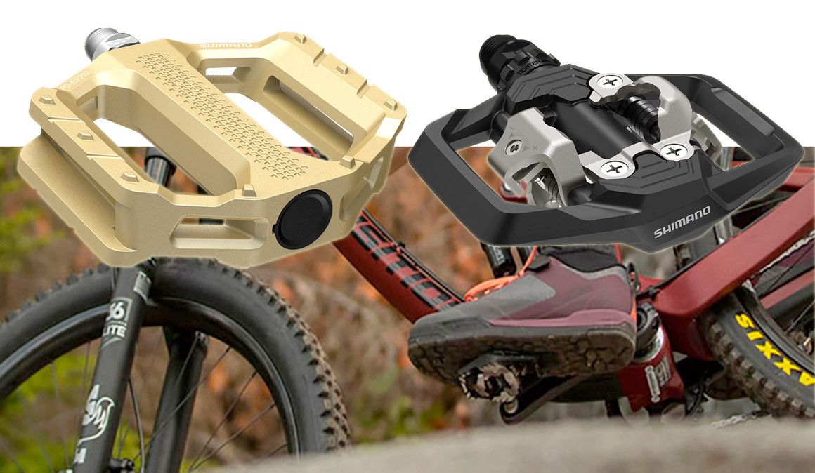 Novos pedais de plataforma Shimano
