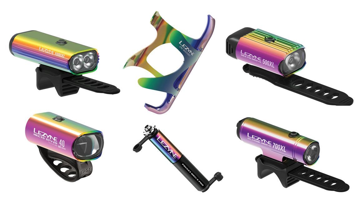 Lezyne coloca no mercado produtos com acabamento Neo Metallic