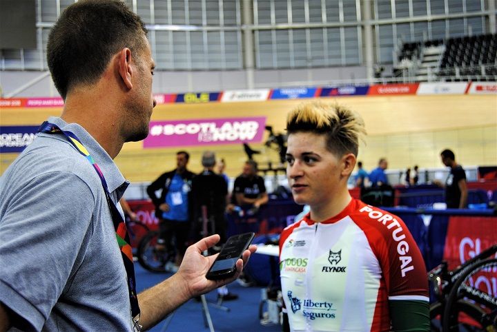 Maria Martins a seis pontos do pódio em omnium Maria Martins a seis pontos do pódio em omnium