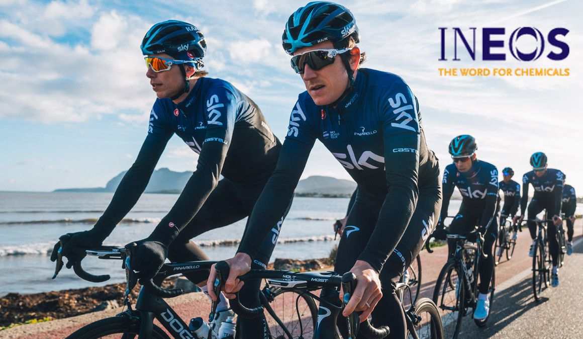 Team Sky passará a chamar-se Team Ineos a partir de 1 de maio
