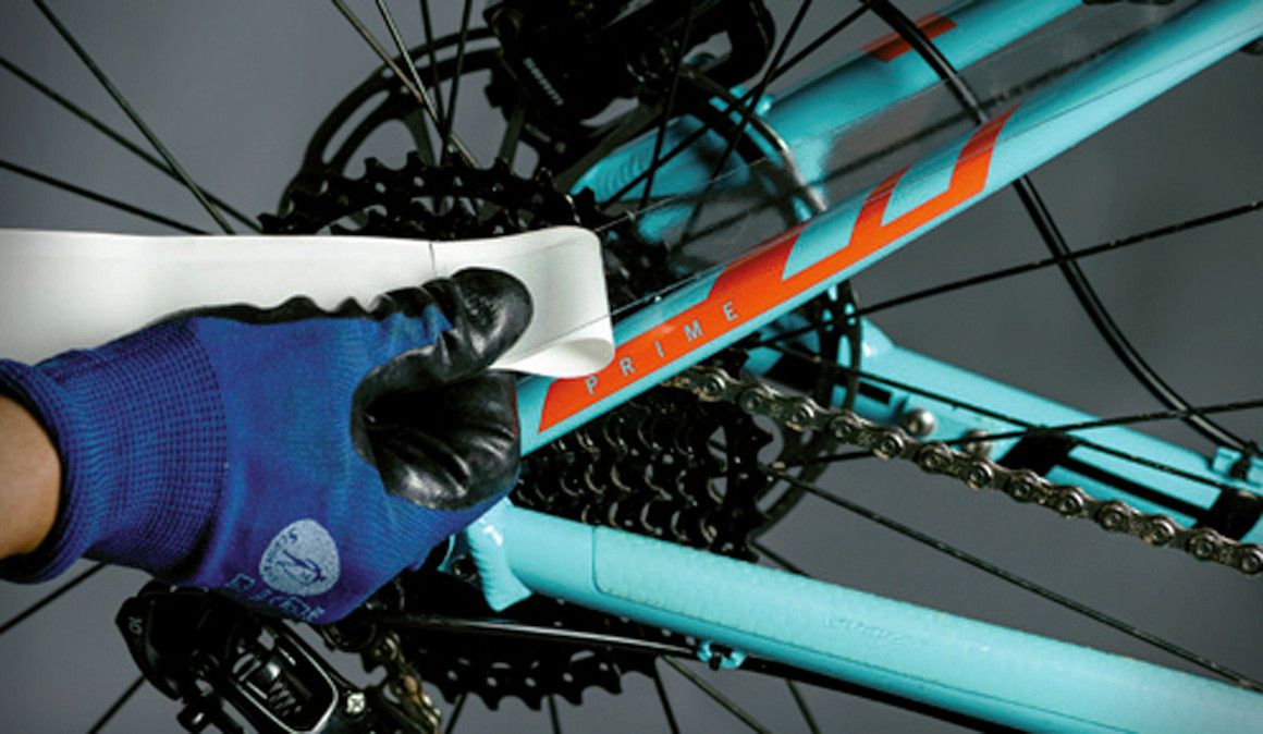 Aprende a proteger a bicicleta com adesivos