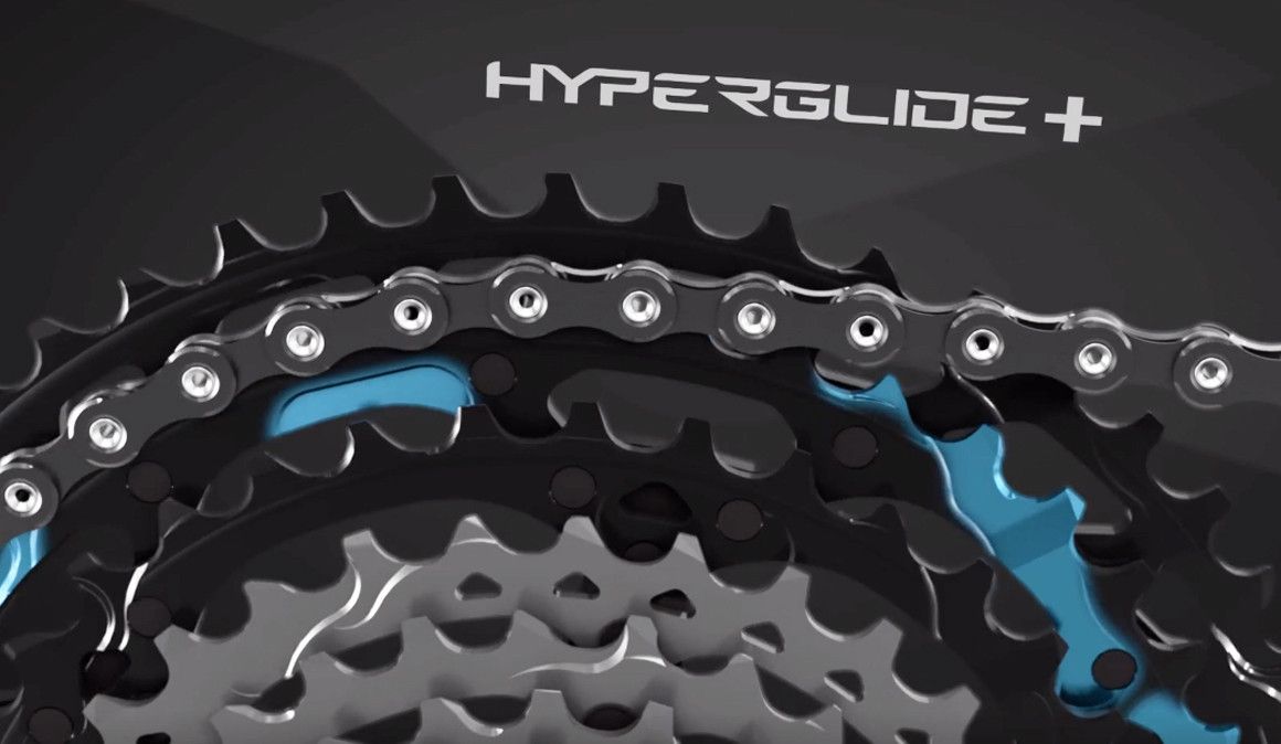Hyperglide+, uma tecnologia exclusiva da Shimano