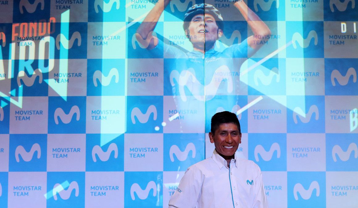 Nairo diz ser o único líder da Movistar no Tour, mas espera contar com Carapaz