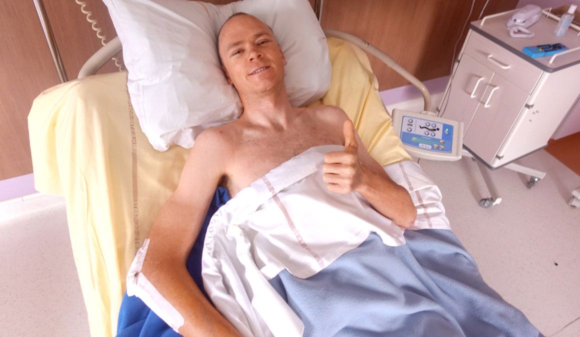 Chris Froome agradece o apoio de todos