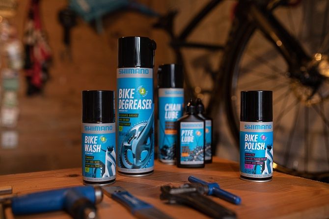 Nova gama de produtos de manutenção Shimano