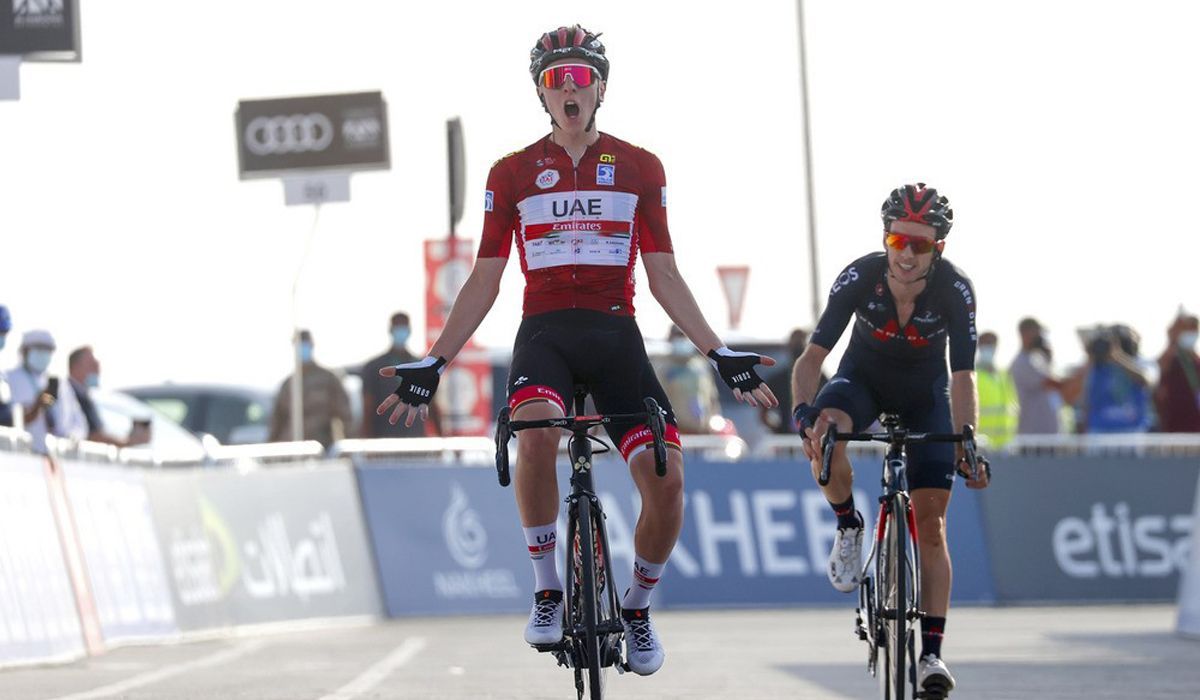 UAE Tour: Pogacar bateu Adam Yates em Jebel Hafeet e reforçou a liderança