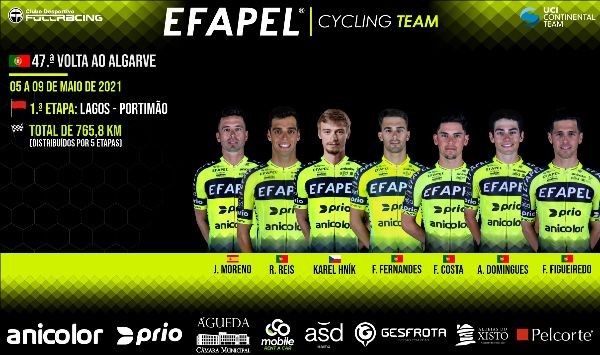 Efapel assume ambição na Volta ao Algarve