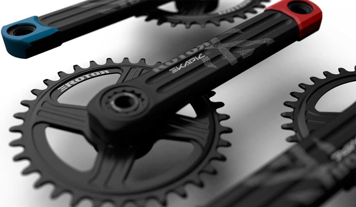 Novos cranques Rotor para e-bikes