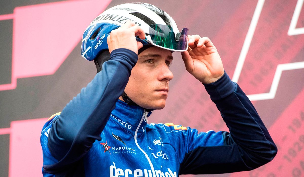 Evenepoel nunca pensou em abandonar o Giro e prepara o último contrarrelógio