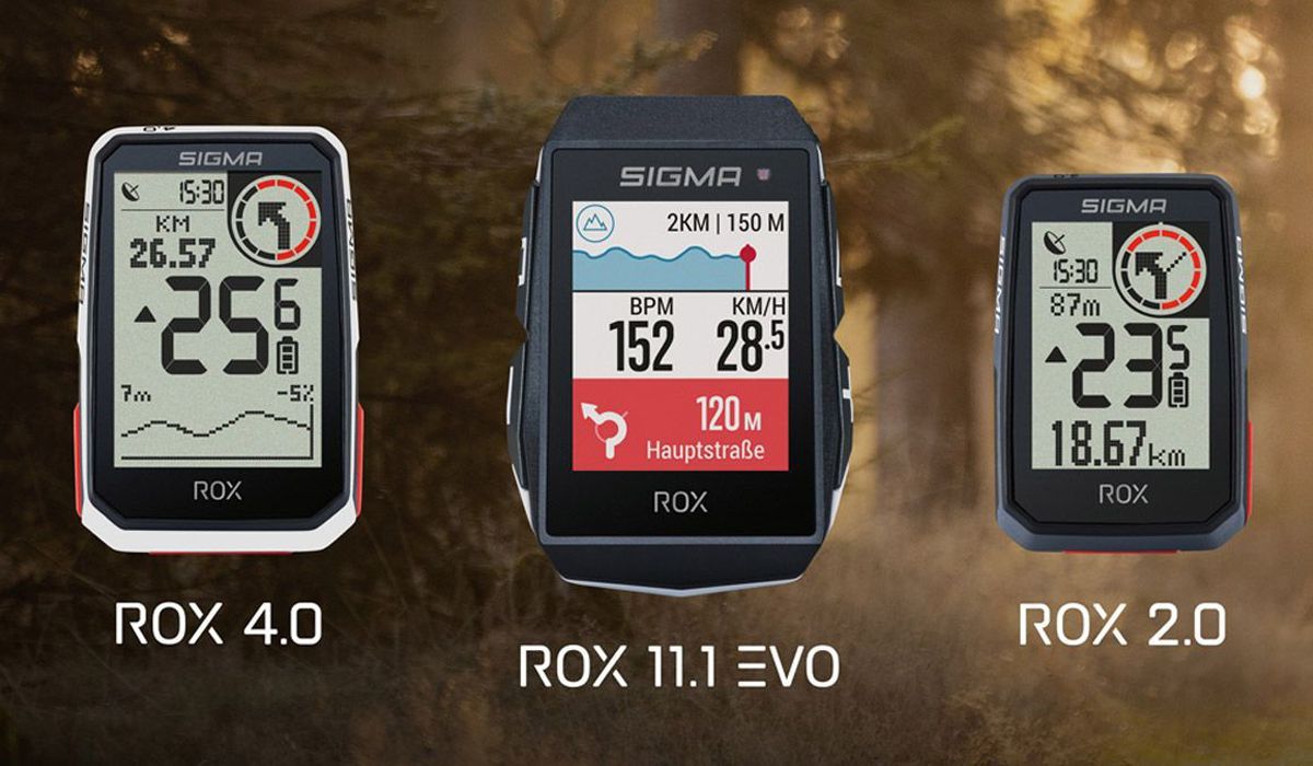 SIGMA apresenta três novos ciclocomputadores GPS: ROX 2.0, ROX 4.0 e ROX 11.1 EVO