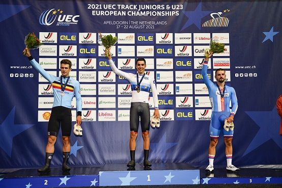 Rodrigo Caixas é o campeão europeu de scratch