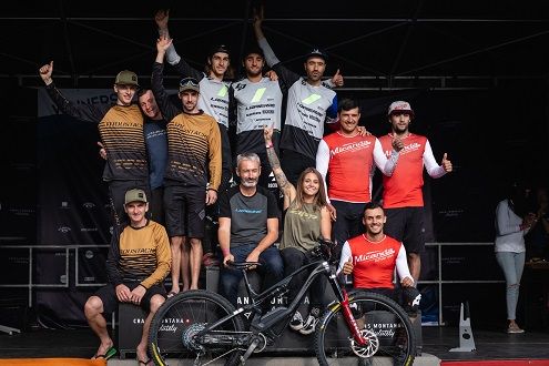 Miranda Factory Team no pódio do Enduro World Series-E Crans-Montana