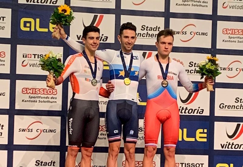 Iúri Leitão vice-campeão europeu na corrida por pontos