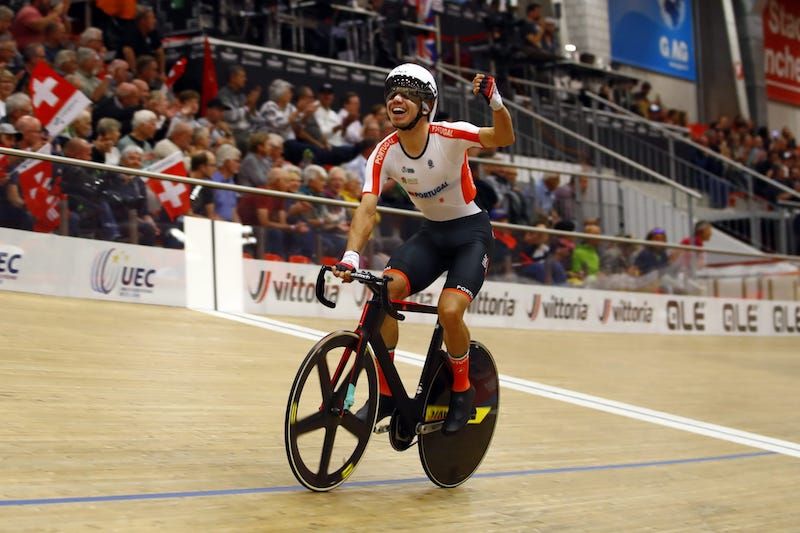 Rui Oliveira é campeão da europa de scratch