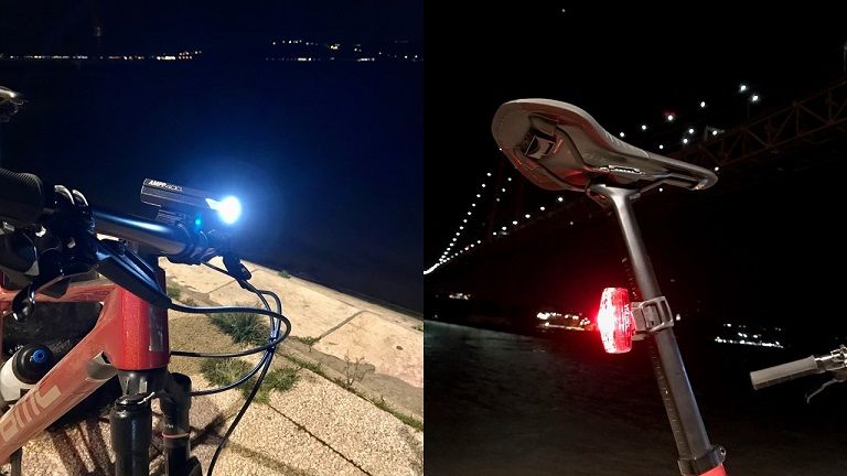 TESTE kit luzes Cateye AMPP 400 e VIZ 150