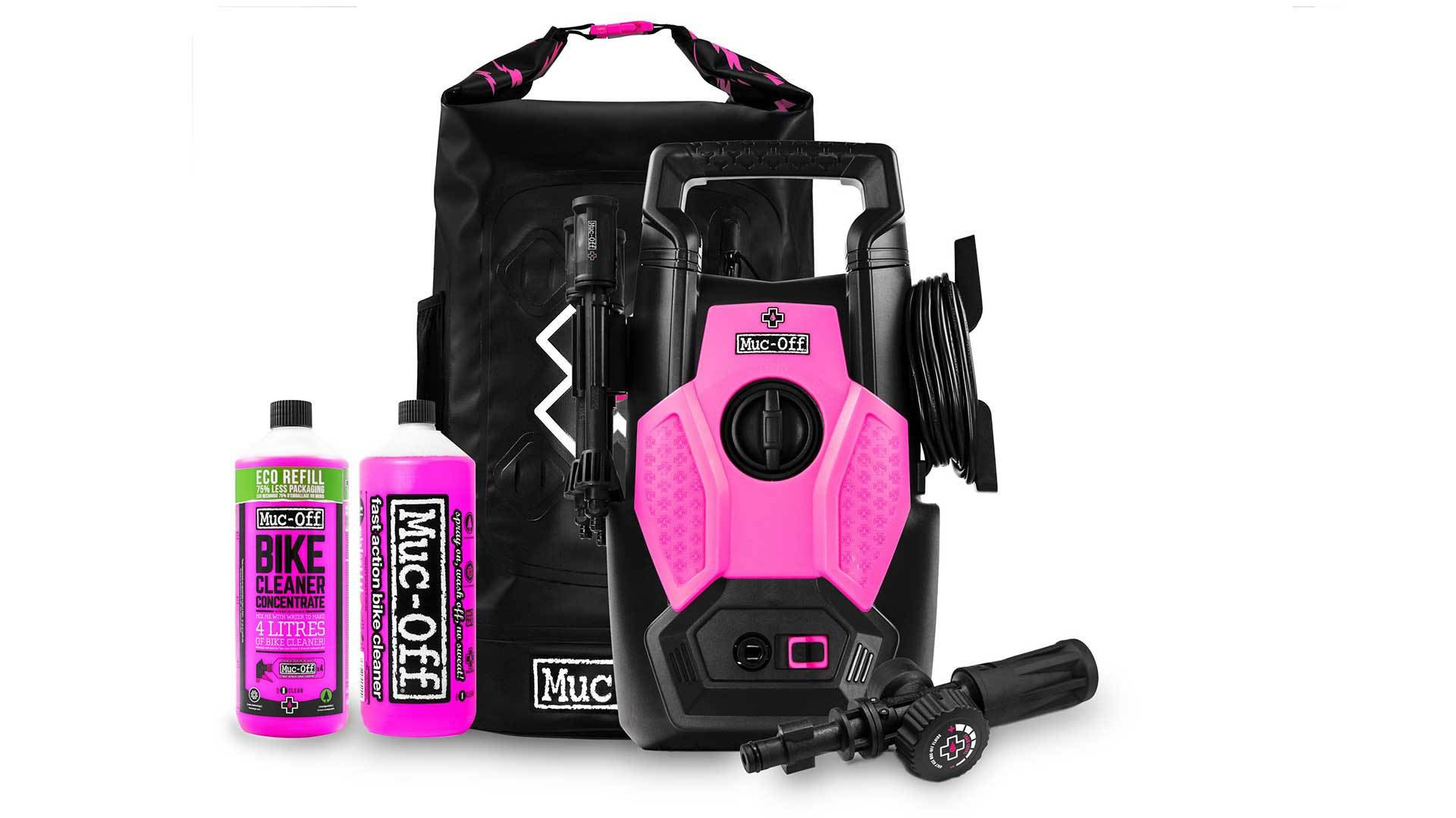 Muc-Off apresenta máquina de lavar bicicletas a alta pressão