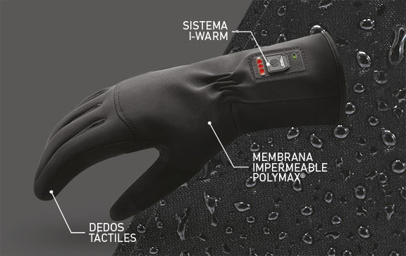 Racer: luvas e capas para sapatos aquecidas