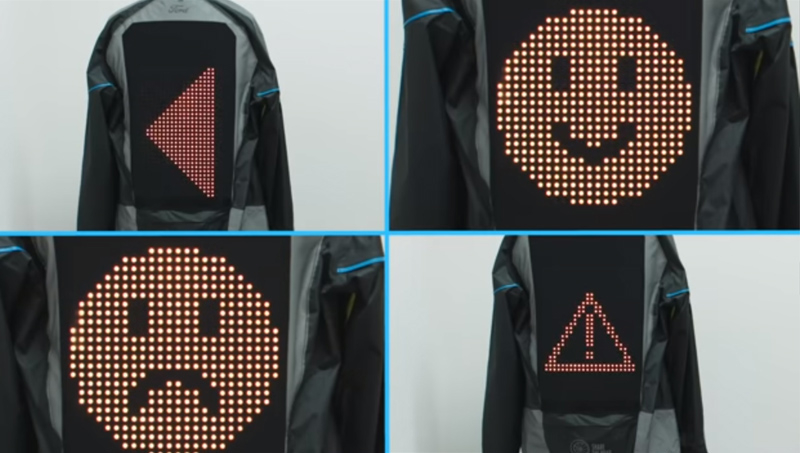 Ford Emoji, o casaco que permite aos ciclistas comunicar com os condutores