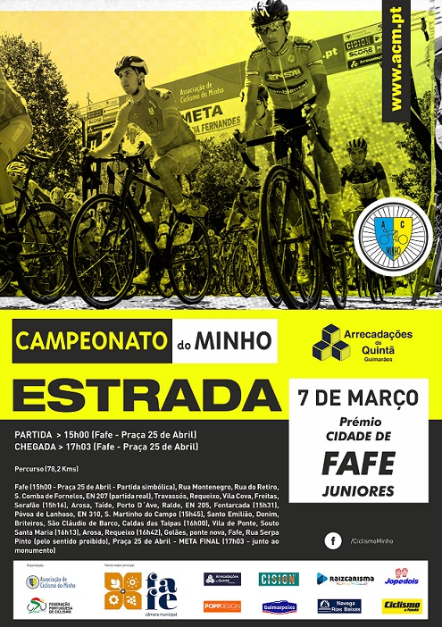 Fafe no início da época de ciclismo de estrada de juniores 